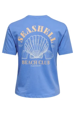 T-shirt estampado nas costas
