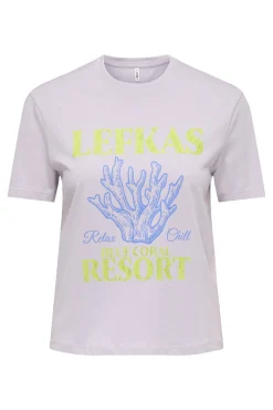 T-shirt estampado nas costas