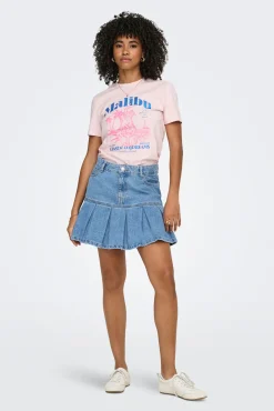T-shirt estampado nas costas