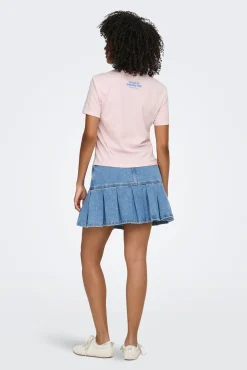T-shirt estampado nas costas