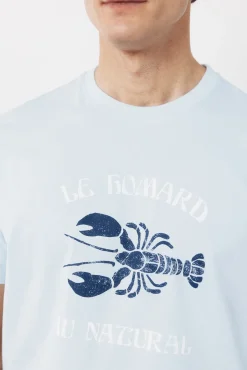 T-shirt gráfica lagosta