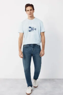T-shirt gráfica lagosta