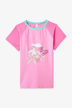 T-shirt infantil unicórnio