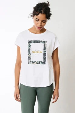 T-shirt manga curta em algodão orgânico