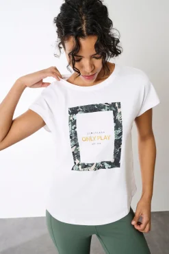 T-shirt manga curta em algodão orgânico