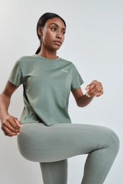 T-shirt manga curta extrassuave verde