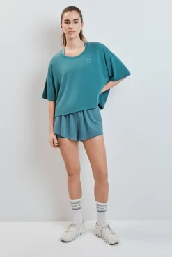 T-shirt manga curta extrassuave verde