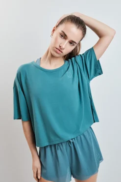 T-shirt manga curta extrassuave verde