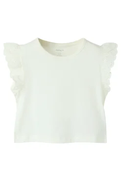 T-shirt manga curta para menina