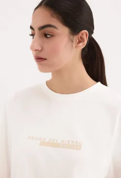 T-shirt oversize activewear com logo
