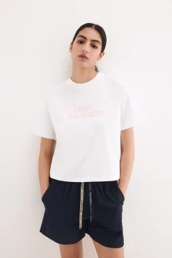 T-shirt oversize activewear com logo