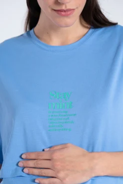 T-shirt pré-mamã básica com frase