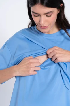 T-shirt pré-mamã básica com frase