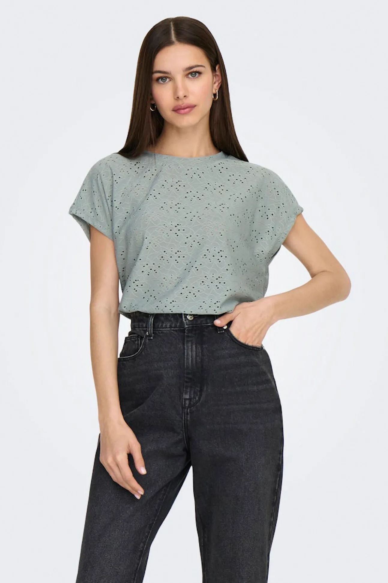 T-shirt regular fit manga curta