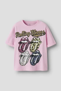 T-shirt ROLLING STONE para menina