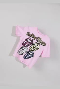 T-shirt ROLLING STONE para menina