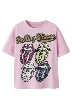 T-shirt ROLLING STONE para menina