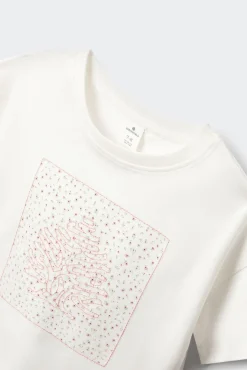 T-shirt Árvore Flores menina