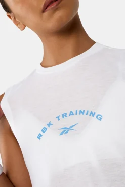 T-shirt sem mangas com gráfico