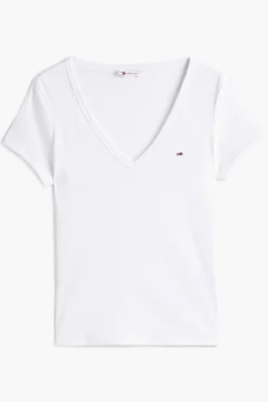 T-shirt slim de manga curta