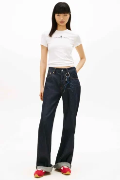 T-shirt slim manga curta