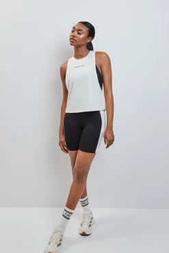 T-shirt técnica sem mangas branco