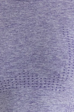 T-shirt top desportiva mesclada