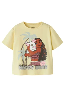 T-shirt Vaiana manga curta menina