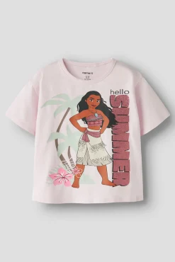 T-shirt Vaiana manga curta menina