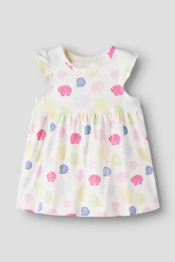 Vestido de bebé com conchas