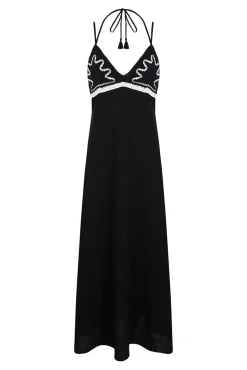 Vestido beachwear em crochet
