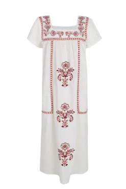 Vestido bordados florais