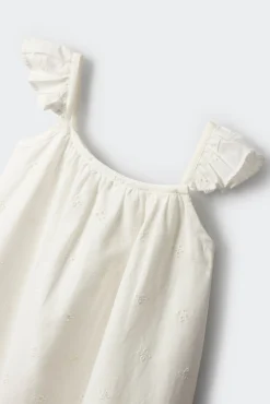 Vestido bordado suíço menina