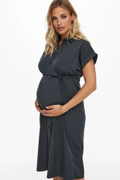 Vestido camisa maternity liso