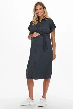 Vestido camisa maternity liso