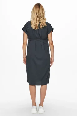 Vestido camisa maternity liso