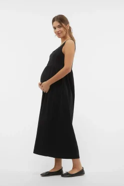 Vestido com alças de amamentação