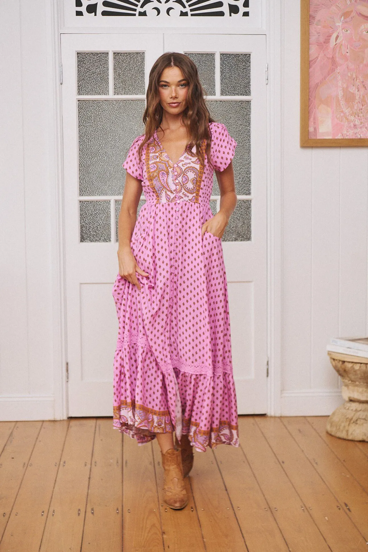 Vestido comprido Carmen