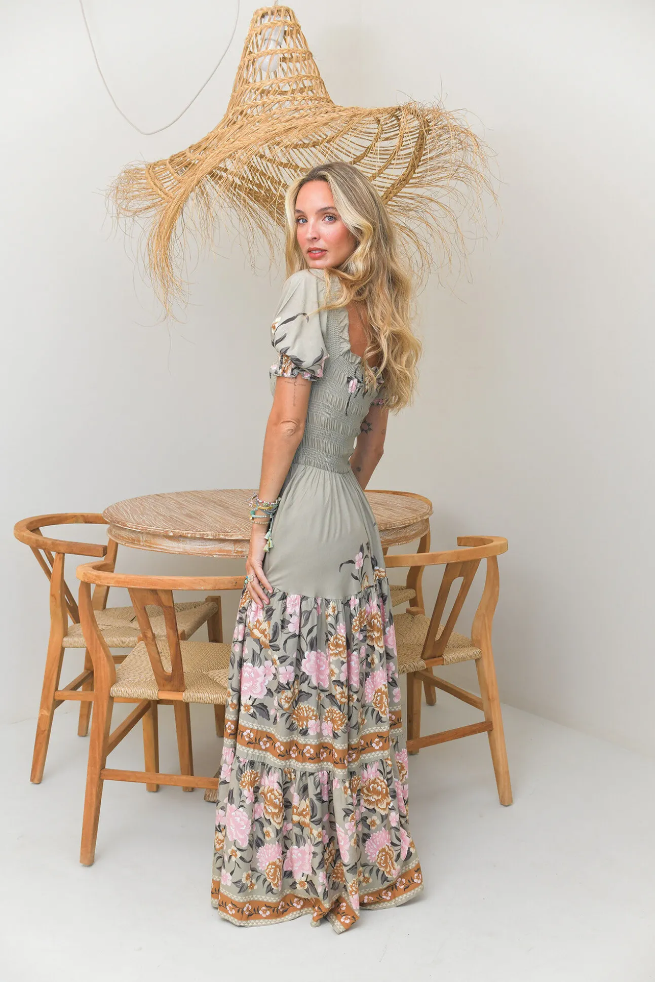 Vestido comprido Claudette