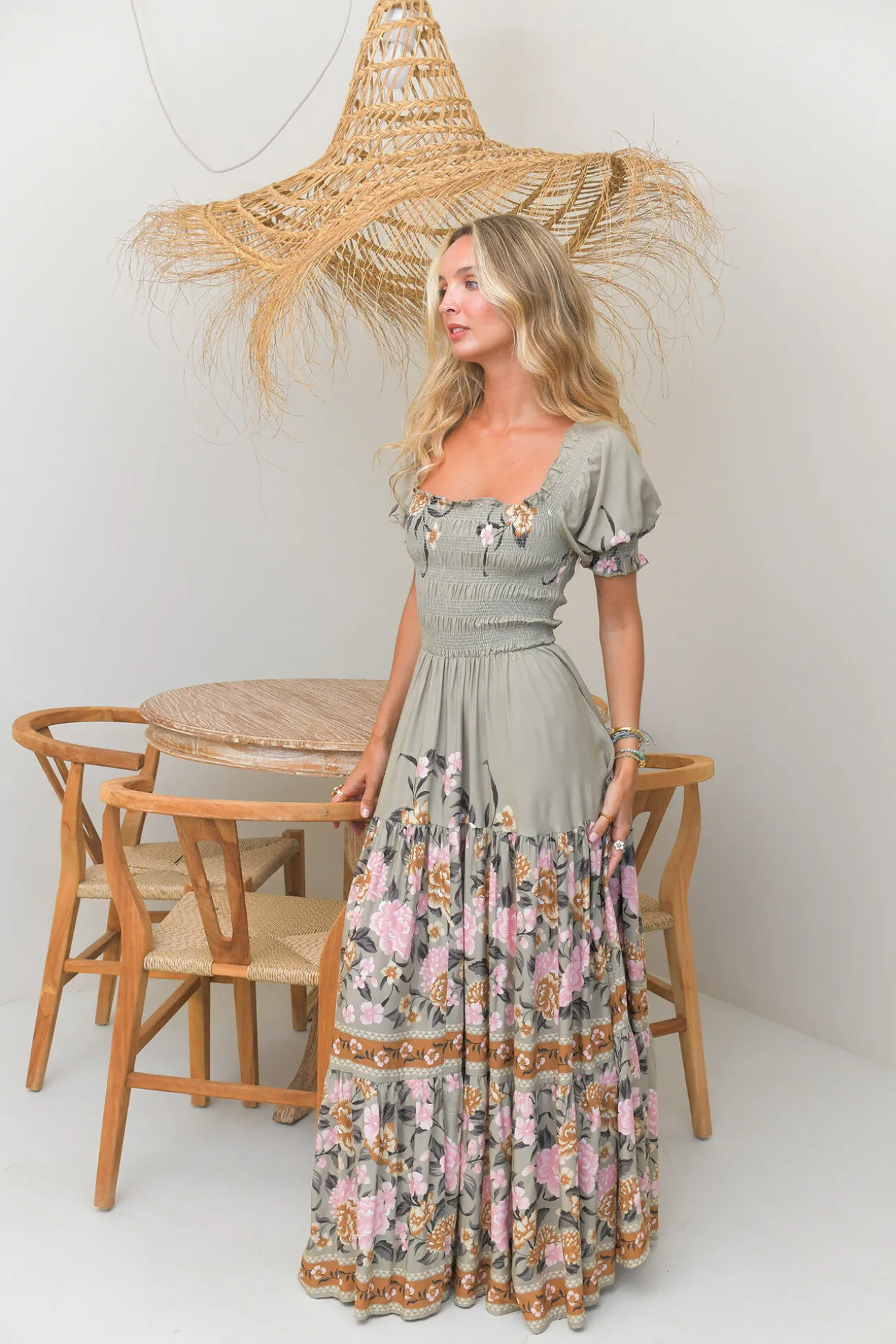 Vestido comprido Claudette