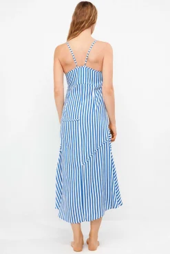 Vestido comprido de alças