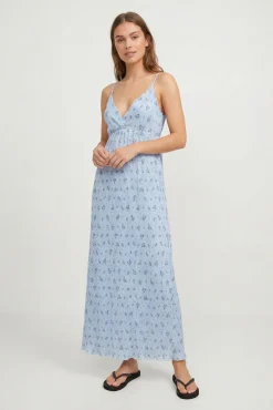 Vestido comprido de alças