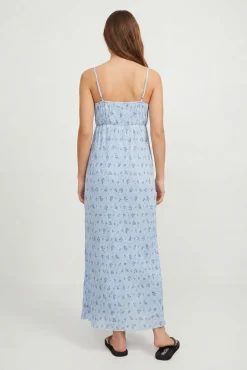 Vestido comprido de alças