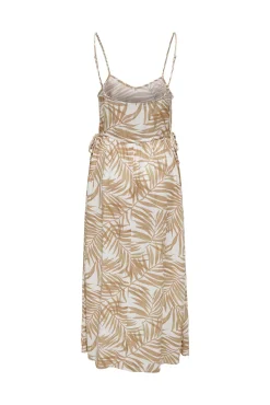 Vestido comprido de linho