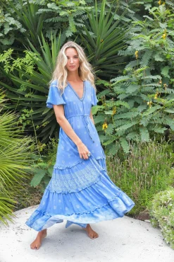 Vestido comprido fluido
