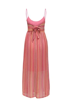 Vestido comprido gola em V