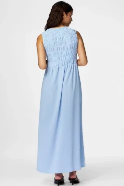 Vestido comprido sem mangas