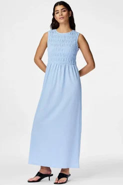 Vestido comprido sem mangas