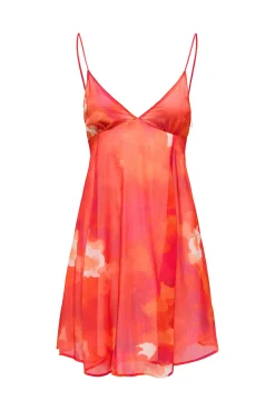Vestido curto estampado