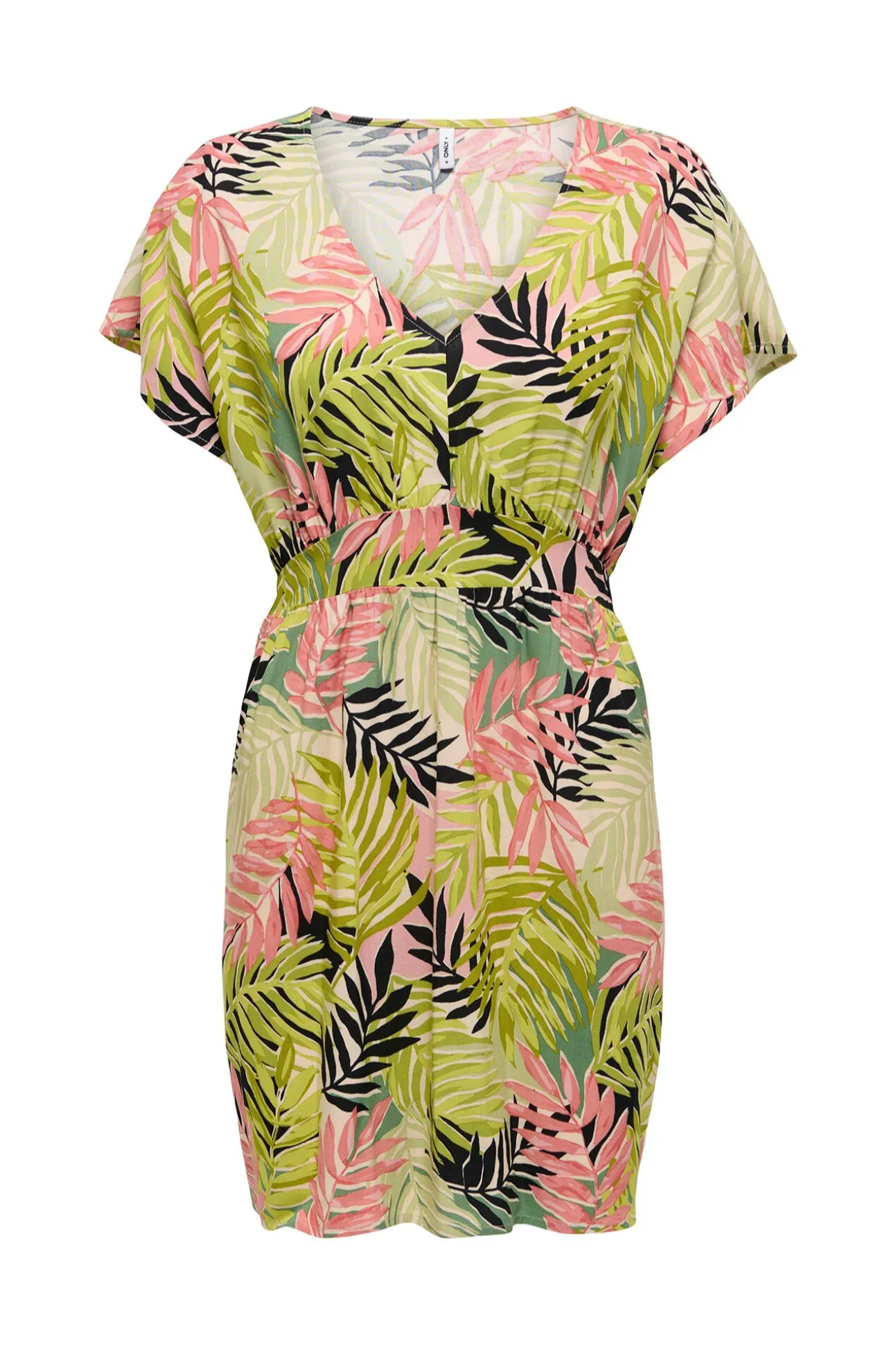Vestido curto estampado floral
